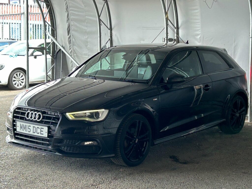Audi A3 2.0 Tdi S Line Euro 6 Ss MM15DCE Black #2