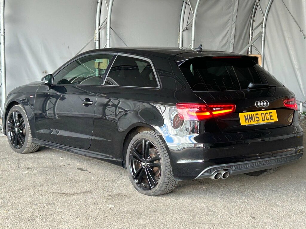Audi A3 2.0 Tdi S Line Euro 6 Ss MM15DCE Black #5