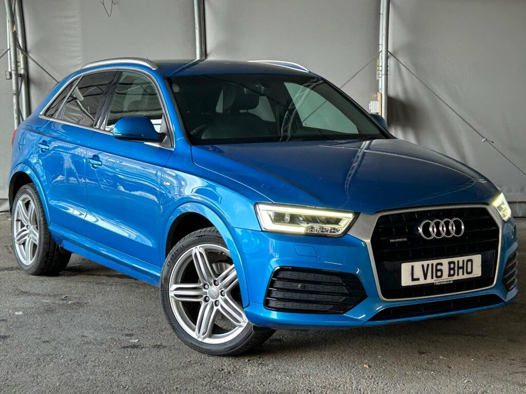 Audi Q3 2.0 Tdi S Line Plus Quattro Euro 6 Ss Blue