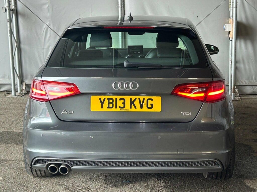 Audi A3 2.0 Tdi S Line Sportback Euro 5 Ss YB13KVG Grey #5