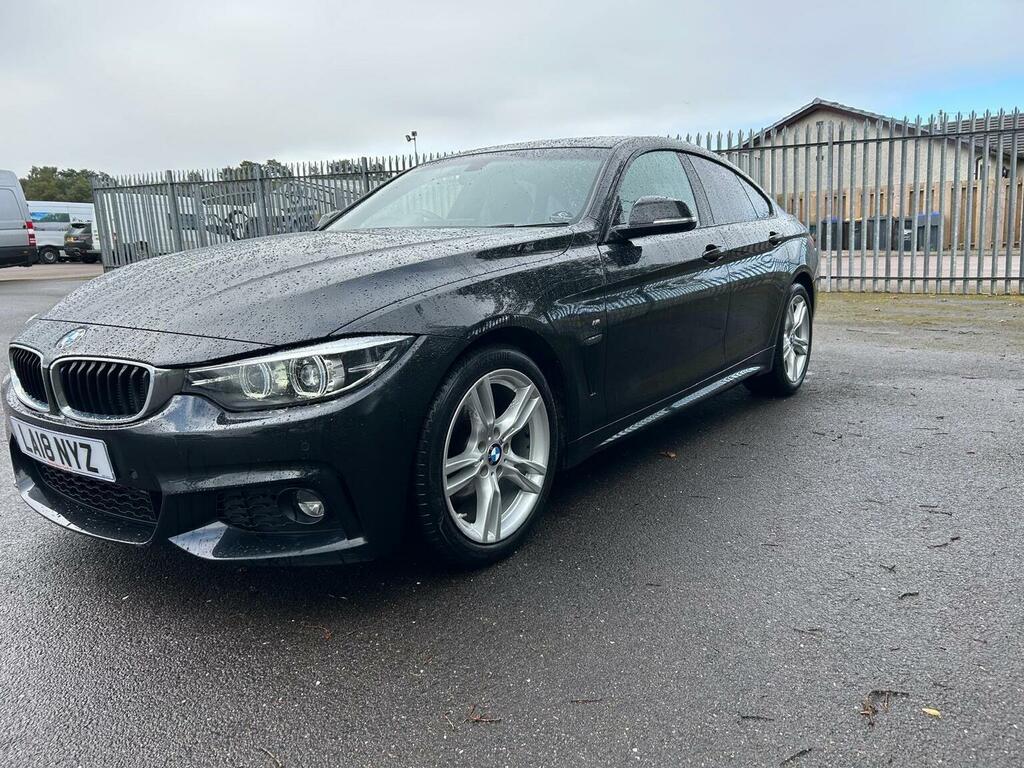BMW 4 Series Gran Coupe 2.0 420D M Sport Euro 6 Ss LA18NYZ Black #4