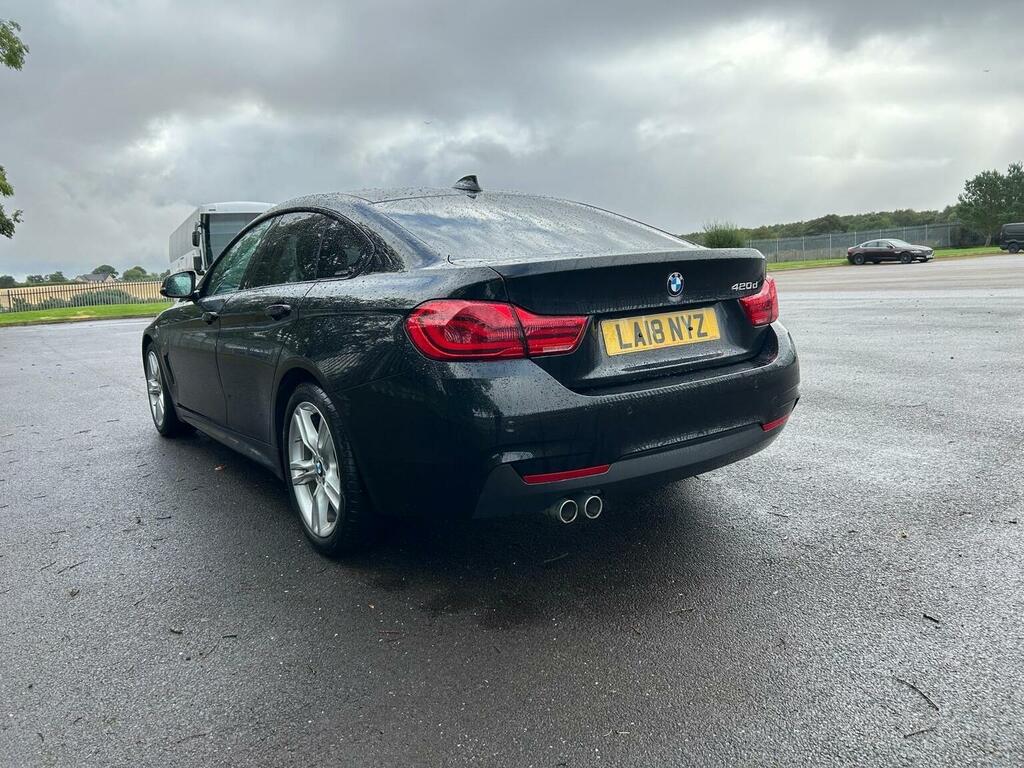 BMW 4 Series Gran Coupe 2.0 420D M Sport Euro 6 Ss LA18NYZ Black #6