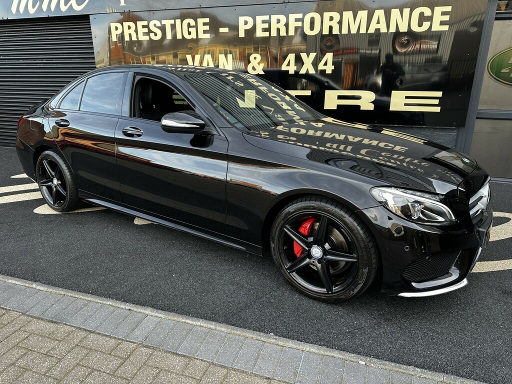 Mercedes-Benz C Class Saloon 2.1 C220 Bluetec Amg Line 201515 Black
