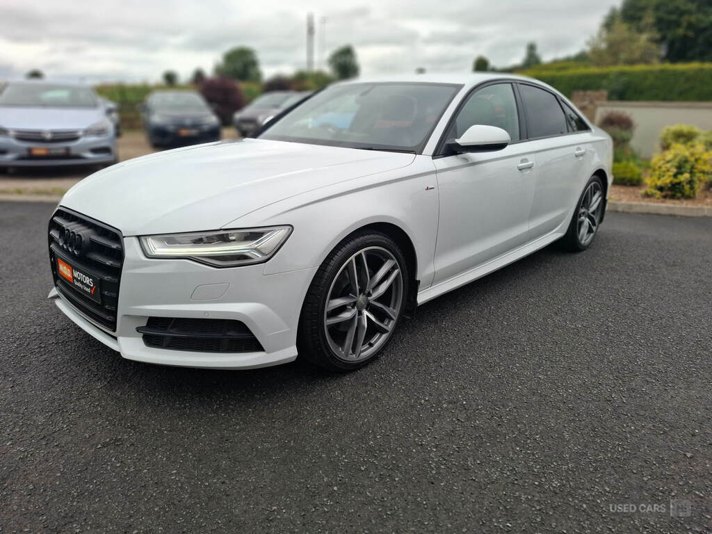 Audi A6 2.0 Tdi Quattro Black Edition S Tronic SG17VBC White #2