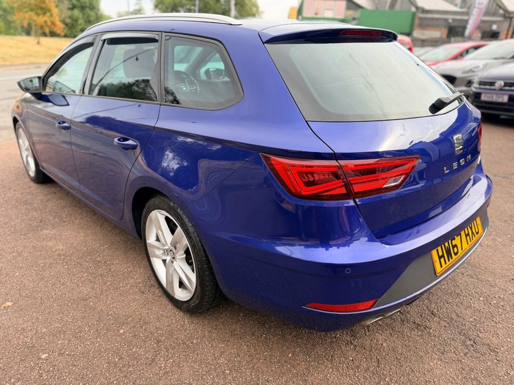 Seat Leon 2L Fr Technology HW67HXU Blue #5