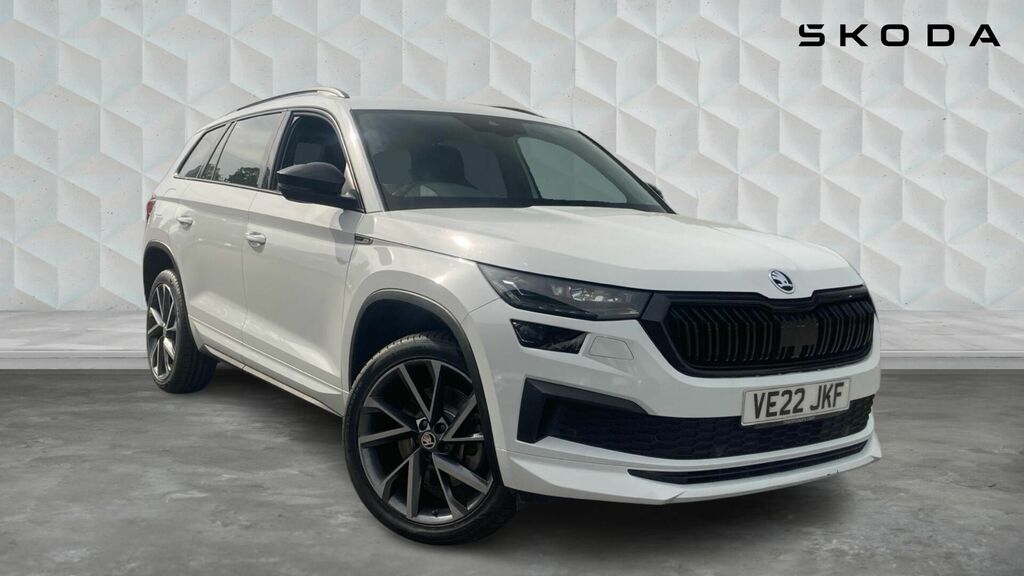 Skoda Kodiaq 2.0 Tdi Sportline Dsg 4Wd Euro 6 5-Door 7 Seat White