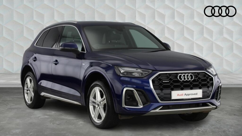 Audi Q5 2.0 Tfsi 45 S Line S Tronic Quattro Euro 6 5-Door Blue
