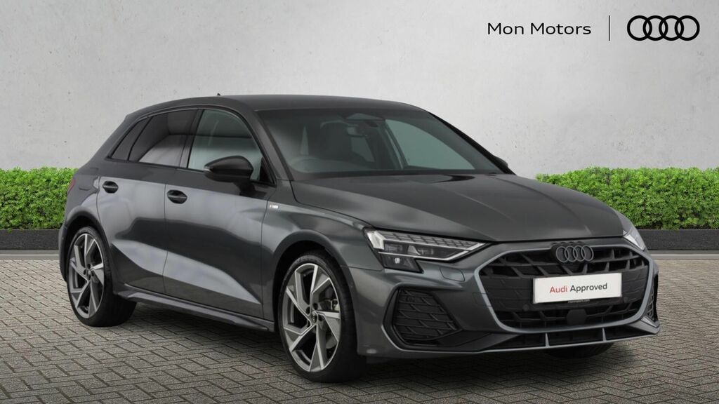 Audi A3 Tfsi Black Edition Sportback S Tronic Euro 6 5-Doo Grey