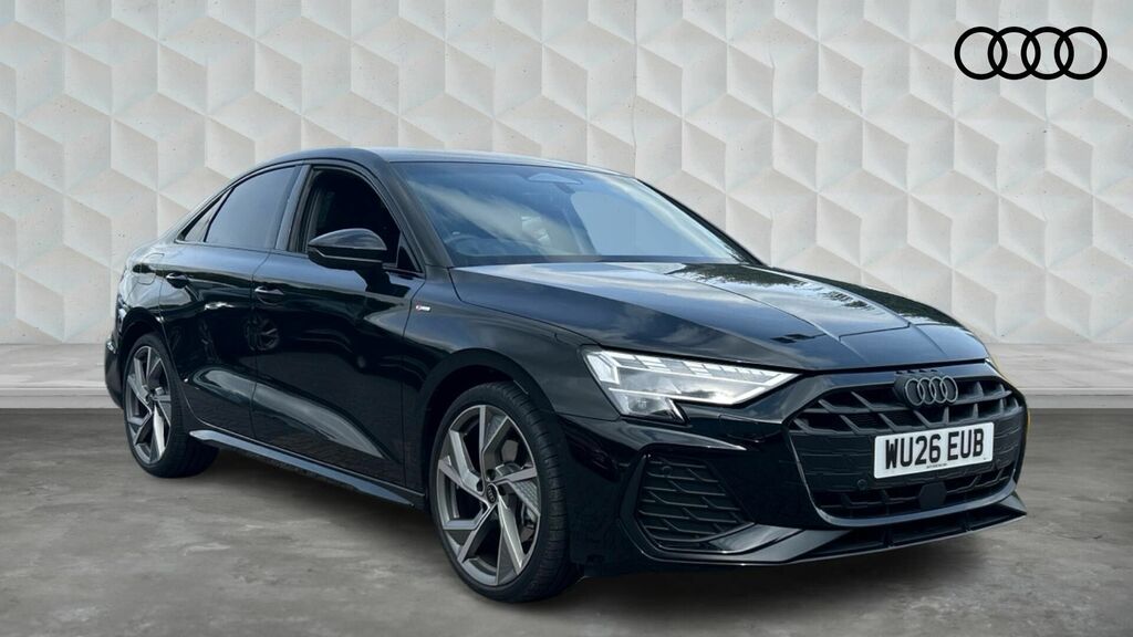 Audi A3 Tfsi 35 Black Edition S Tronic Euro 6 4-Door Black