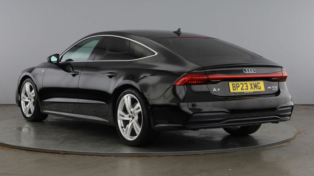 Audi A7 2.0 Tfsi 45 S Line Sportback S Tronic Quattro Euro Black #3