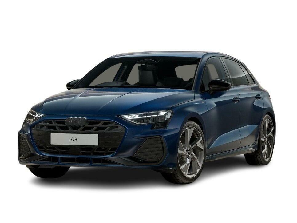 Audi A3 Tfsi Black Edition Sportback S Tronic Euro 6 5-Doo Blue