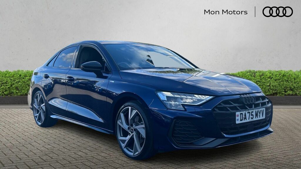 Audi A3 Tfsi Black Edition S Tronic Euro 6 4-Door Blue