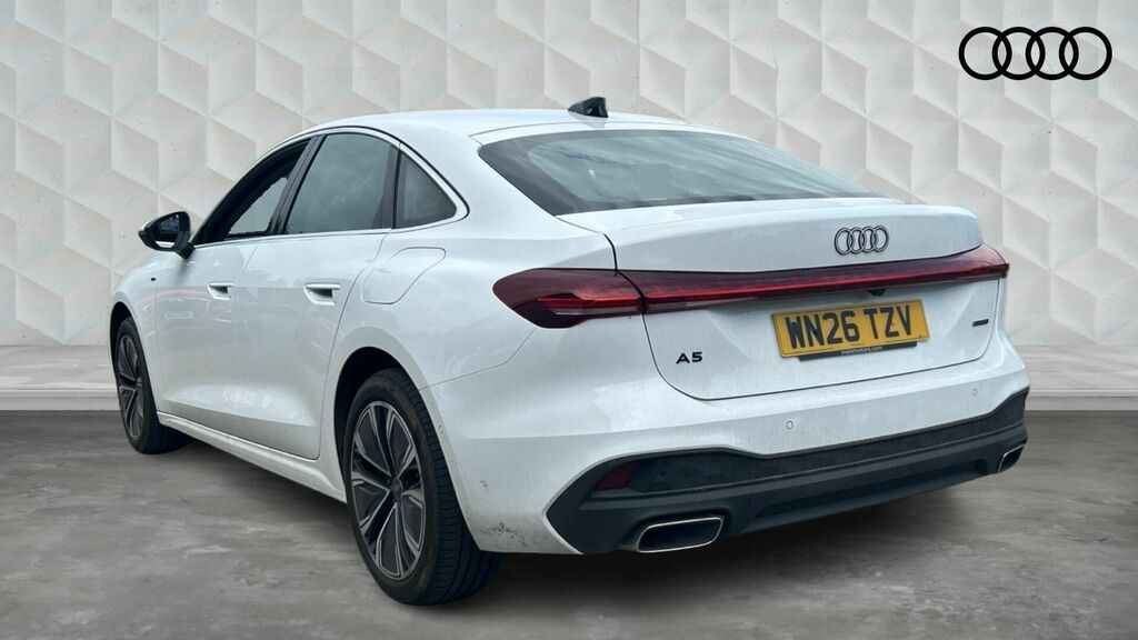 Audi A5 2.0 E-hybrid5.9kwh Technik Saloon S Tronic Quattro WN26TZV White #3
