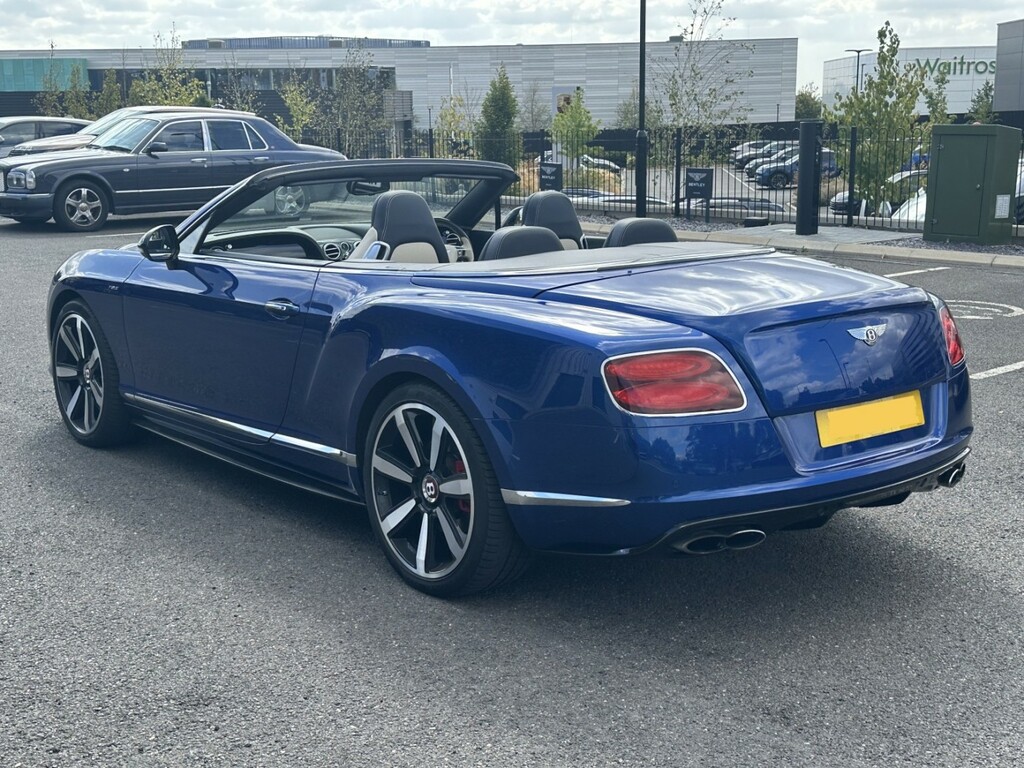 Bentley Continental 4.0 S Convertible V8 SJ15XRS Blue #4