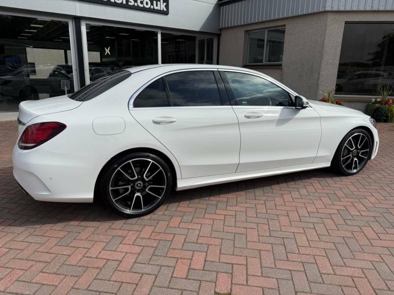 Mercedes-Benz C Class C300d Amg Line Premium RO69KSZ White #6