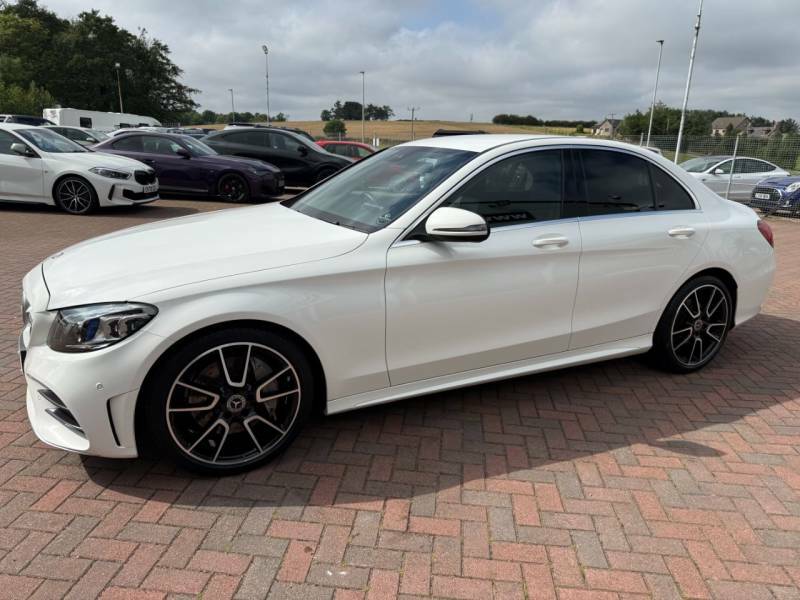 Mercedes-Benz C Class C300d Amg Line Premium RO69KSZ White #4