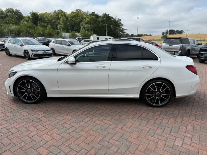 Mercedes-Benz C Class C300d Amg Line Premium RO69KSZ White #5