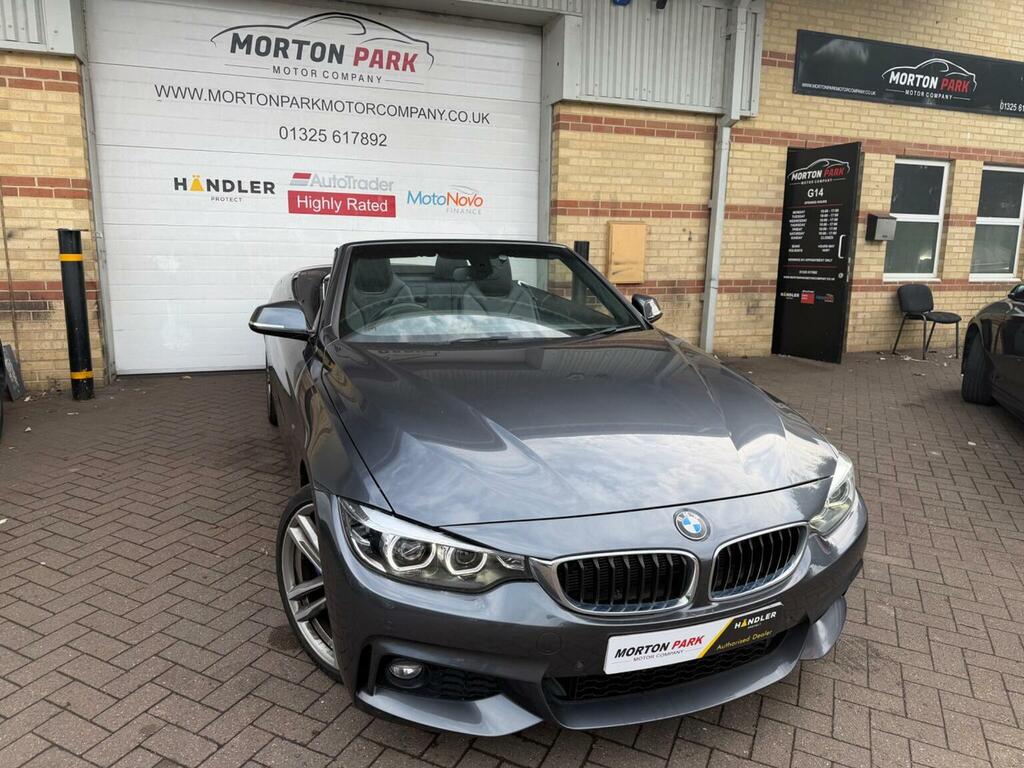 BMW 4 Series Convertible 2.0 420D M Sport Euro 6 Ss Grey