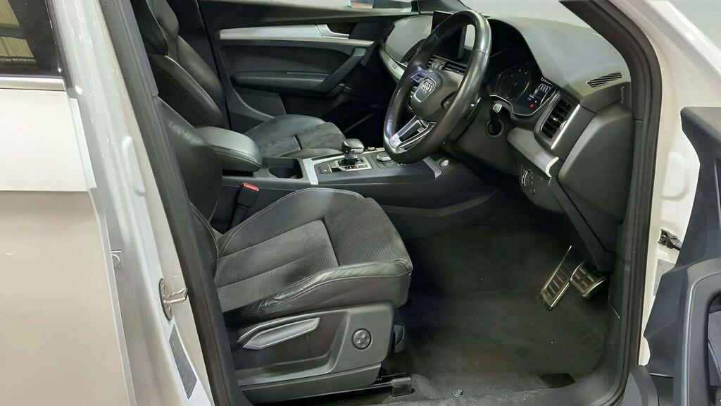 Audi Q5 2.0 Tdi S Line S Tronic Quattro Euro 6 Ss White #5