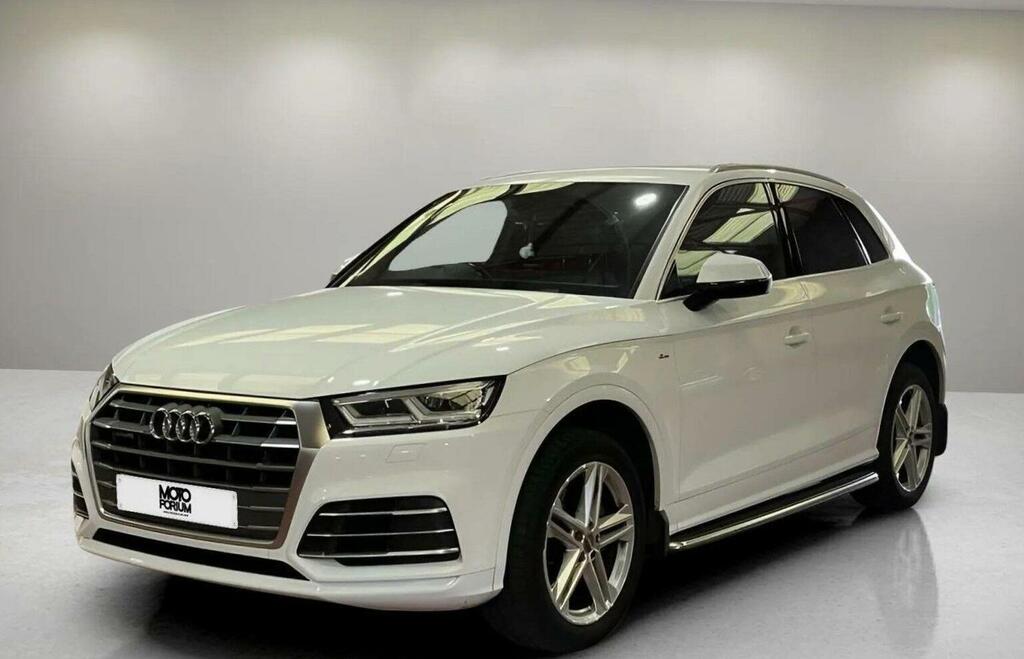 Audi Q5 2.0 Tdi S Line S Tronic Quattro Euro 6 Ss White #2