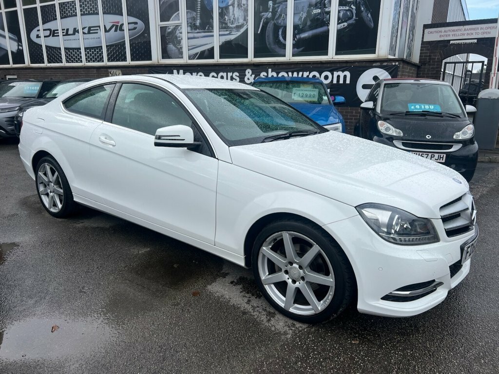 Mercedes-Benz C Class Coupe White