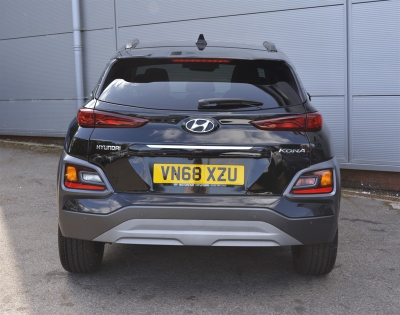 Hyundai Kona 1.0 T-gdi Blue Drive Premium Suv Black #5