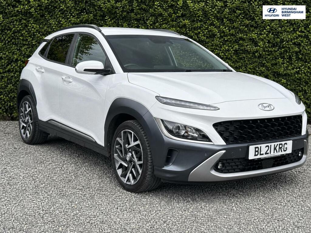 Hyundai Kona 1.6 H-gdi Premium Suv Hybrid Dct Euro 6 White