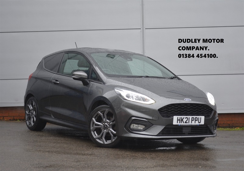 Ford Fiesta 1.0T Ecoboost Sport Car Derived Van Man Grey