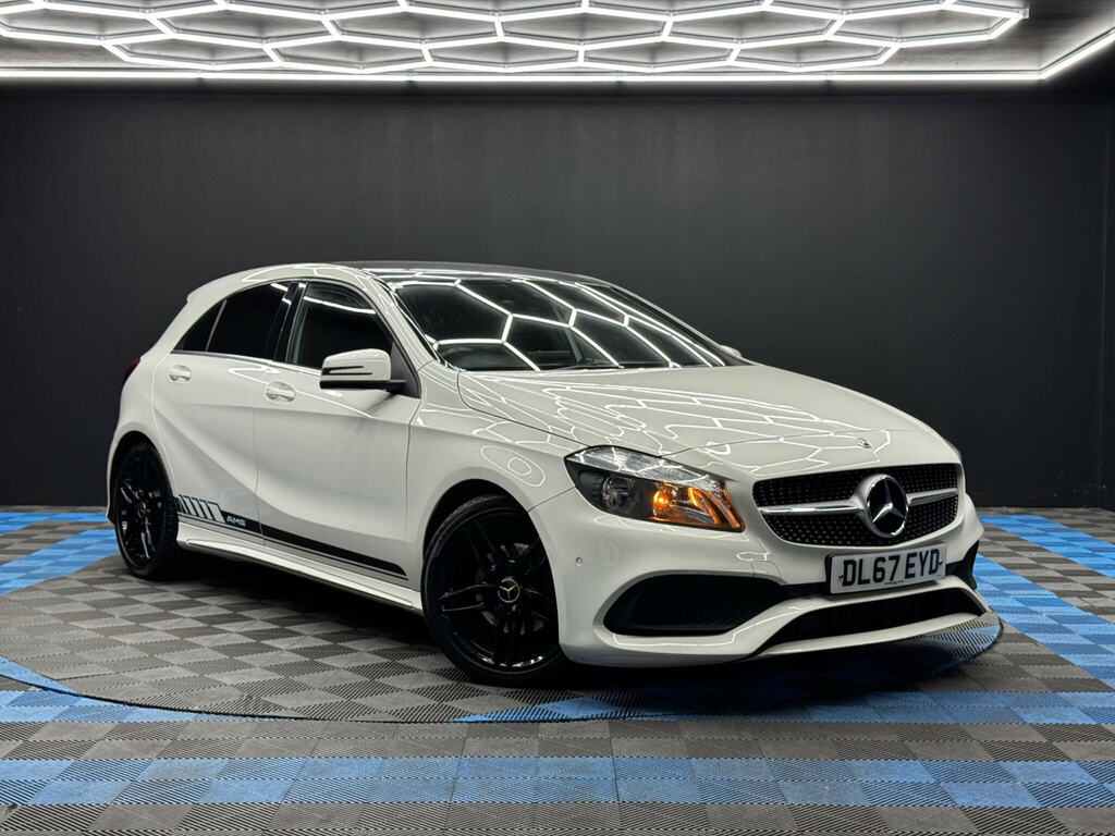 Mercedes-Benz A Class 1.5 A180d Amg Line Executive Euro 6 Ss White