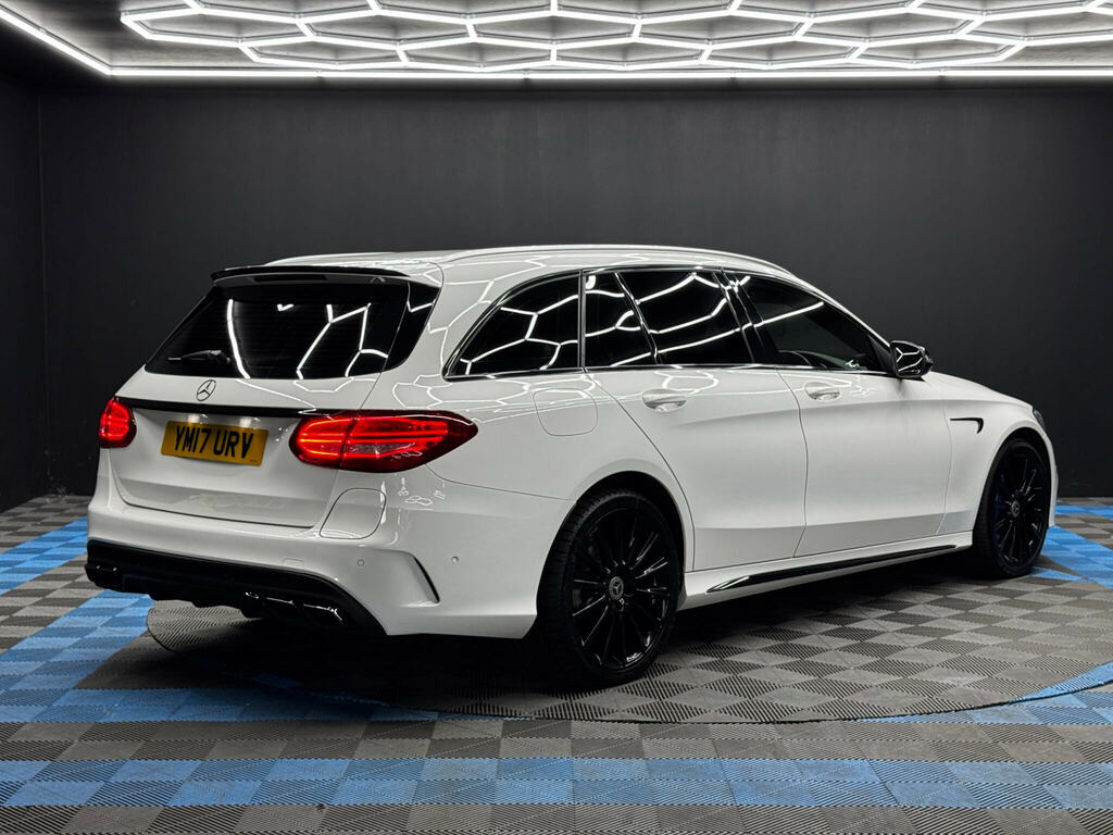 Mercedes-Benz C Class 2.0 C350e 6.4Kwh Amg Line Premium Estate Pet White #5