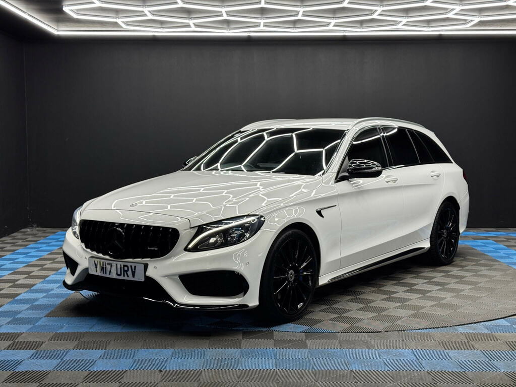 Mercedes-Benz C Class 2.0 C350e 6.4Kwh Amg Line Premium Estate Pet White #3