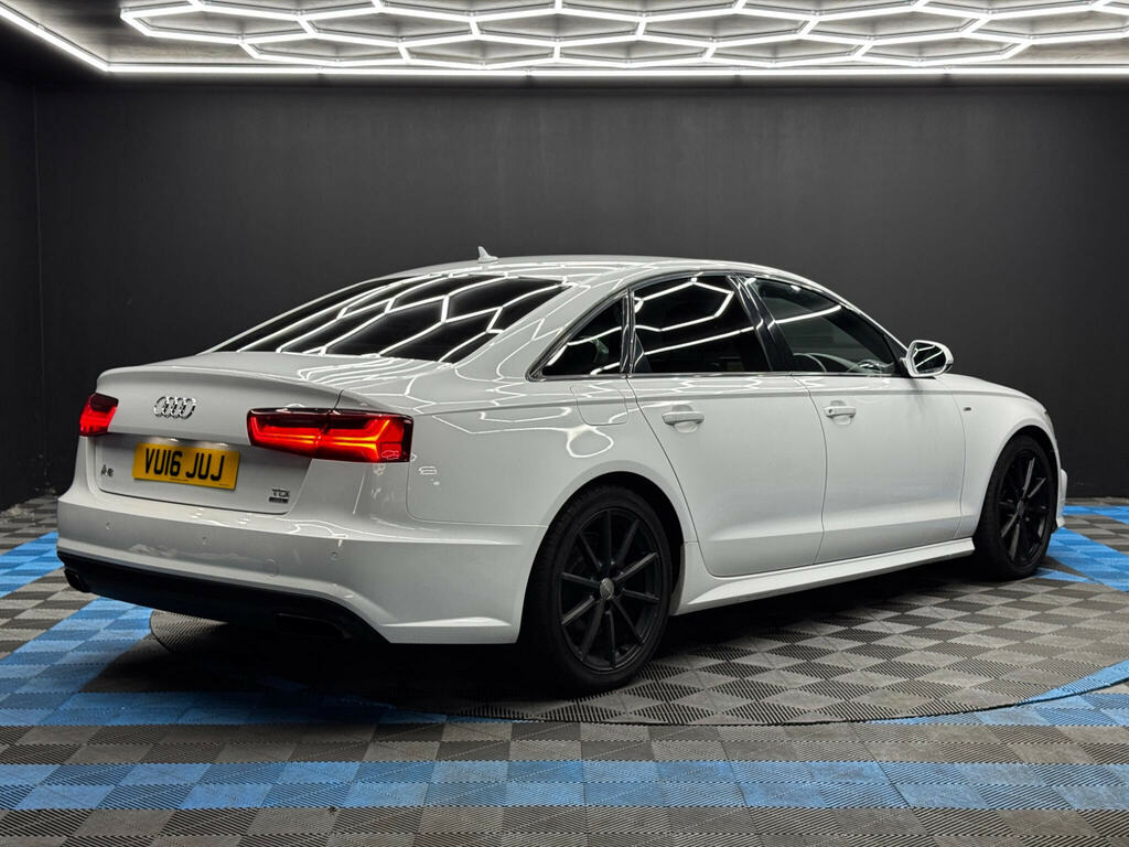 Audi A6 Saloon 2.0 Tdi Ultra S Line S Tronic Euro 6 Ss White #5