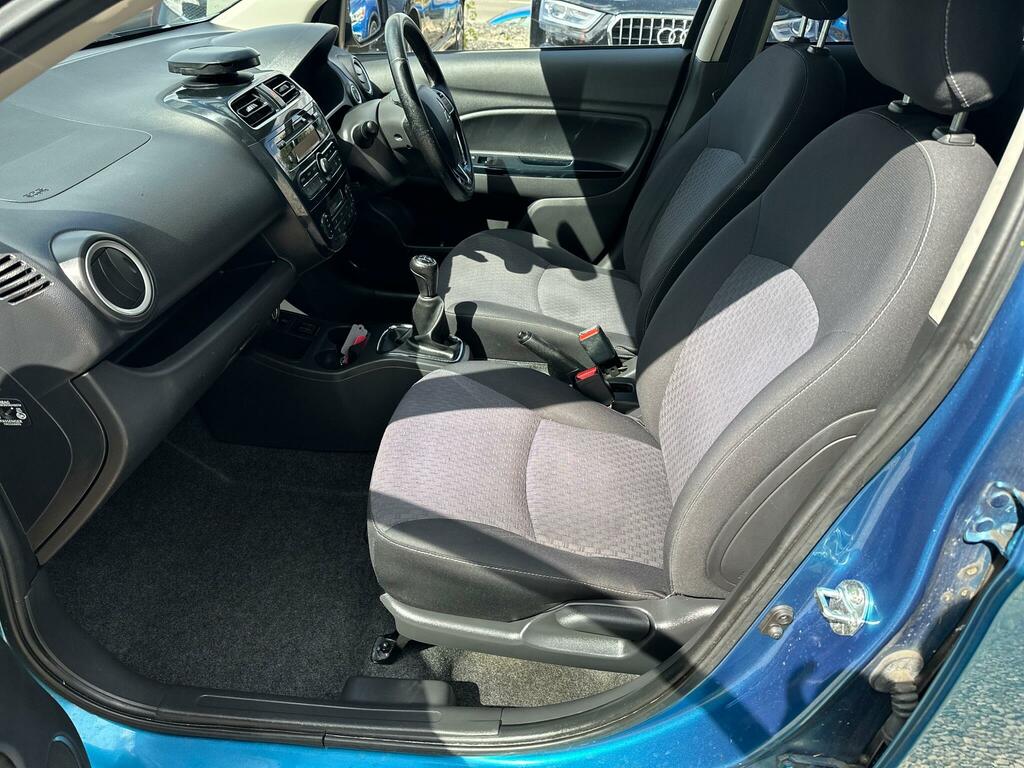 Mitsubishi Mirage Hatchback White #26