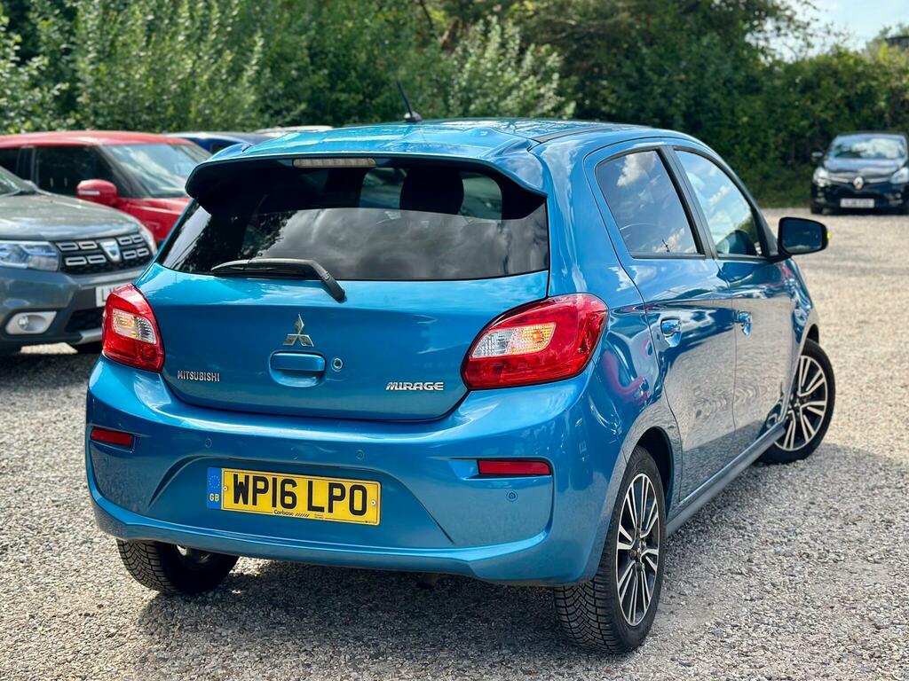 Mitsubishi Mirage Hatchback White #7