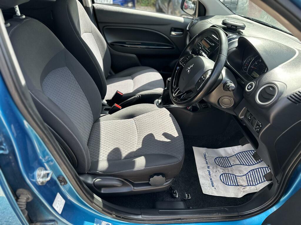 Mitsubishi Mirage Hatchback White #25