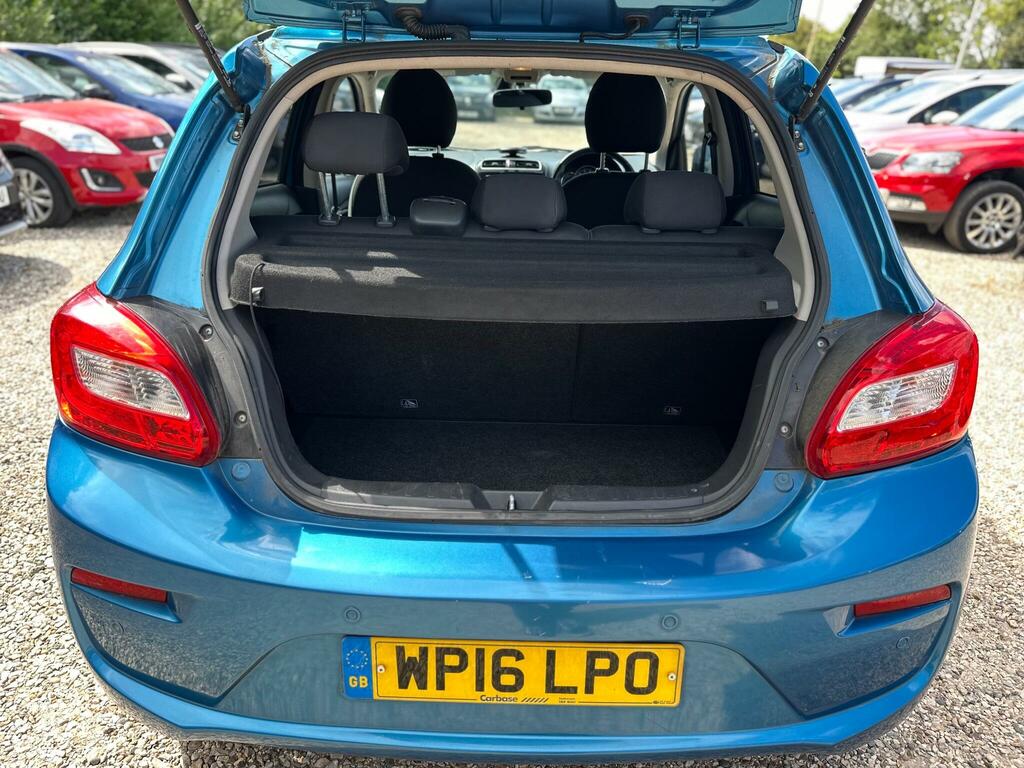 Mitsubishi Mirage Hatchback White #9