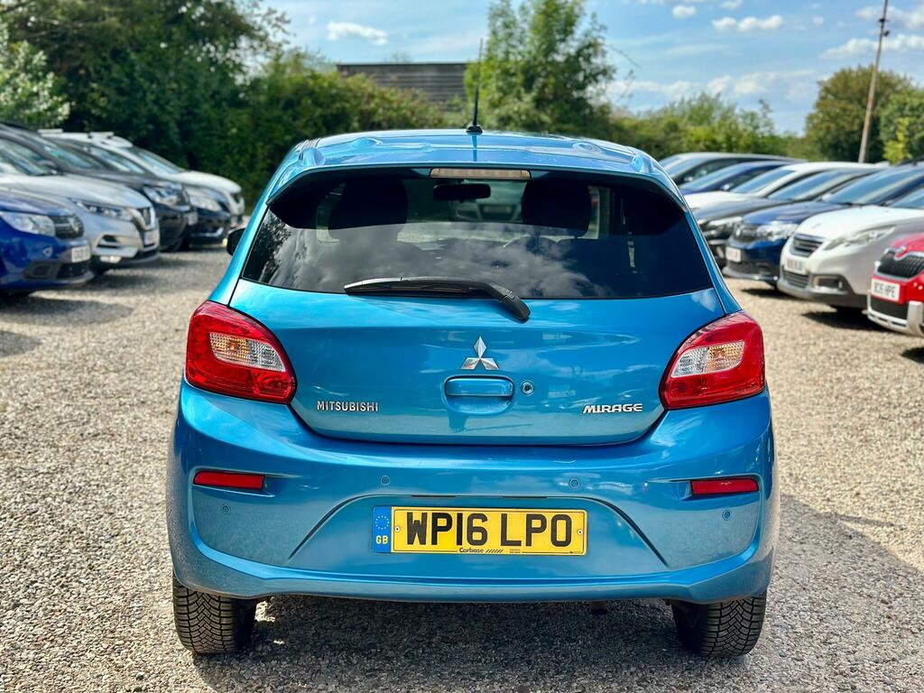 Mitsubishi Mirage Hatchback White #8