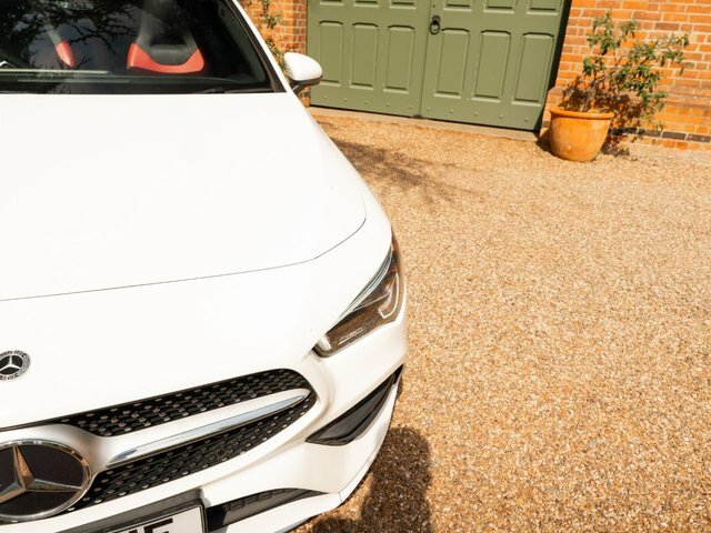 Mercedes-Benz CLA Class 2021 1.3 Cla180 Amg Line Premium Plus 2 Coupe White #6