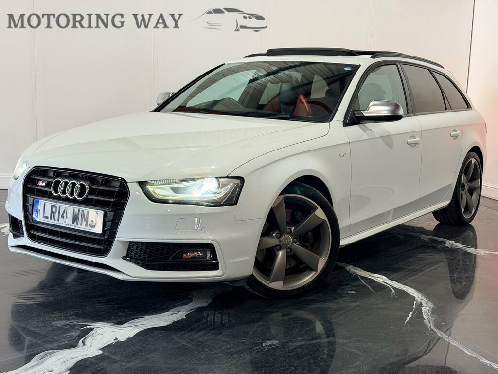 Audi S4 3.0 Tfsi V6 Black Edition Estate S Tron White #3