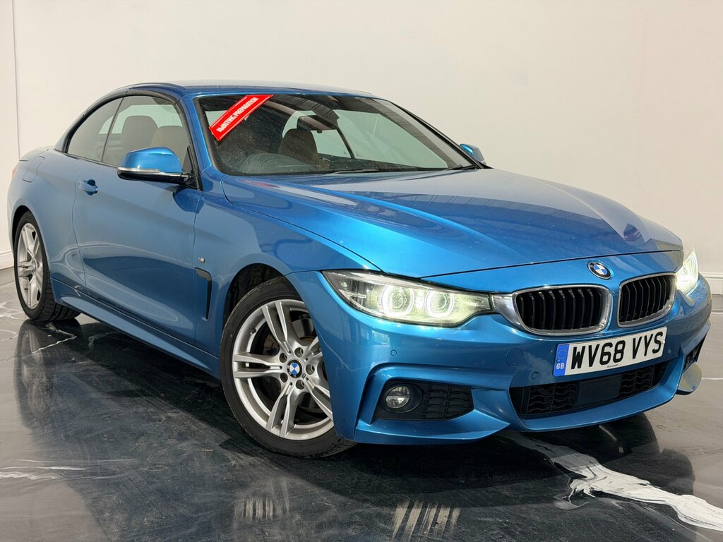 BMW 4 Series 2.0 430I Gpf M Sport Convertible E Blue #2