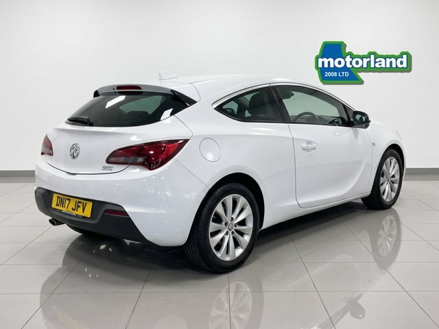 Vauxhall Astra GTC Turbo Sri Coupe White #6