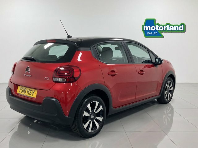Citroen C3 Puretech Feel Hatchback YS18HSY Red #6