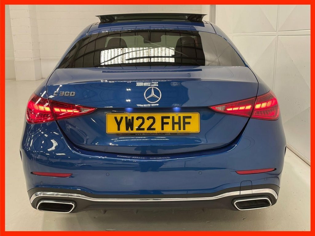 Mercedes-Benz C Class 2.0 C300h Mhev Amg Line Premium Plus Saloon Blue #4