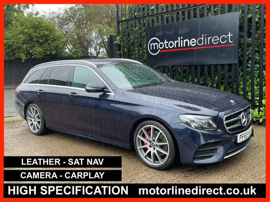Mercedes-Benz E Class 2.0 E220d Amg Line Edition Premium Estate Di Blue