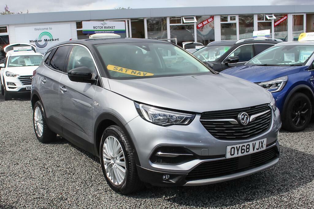 Vauxhall Grandland X 1.2 Turbo Sport Nav Euro 6 Ss Grey