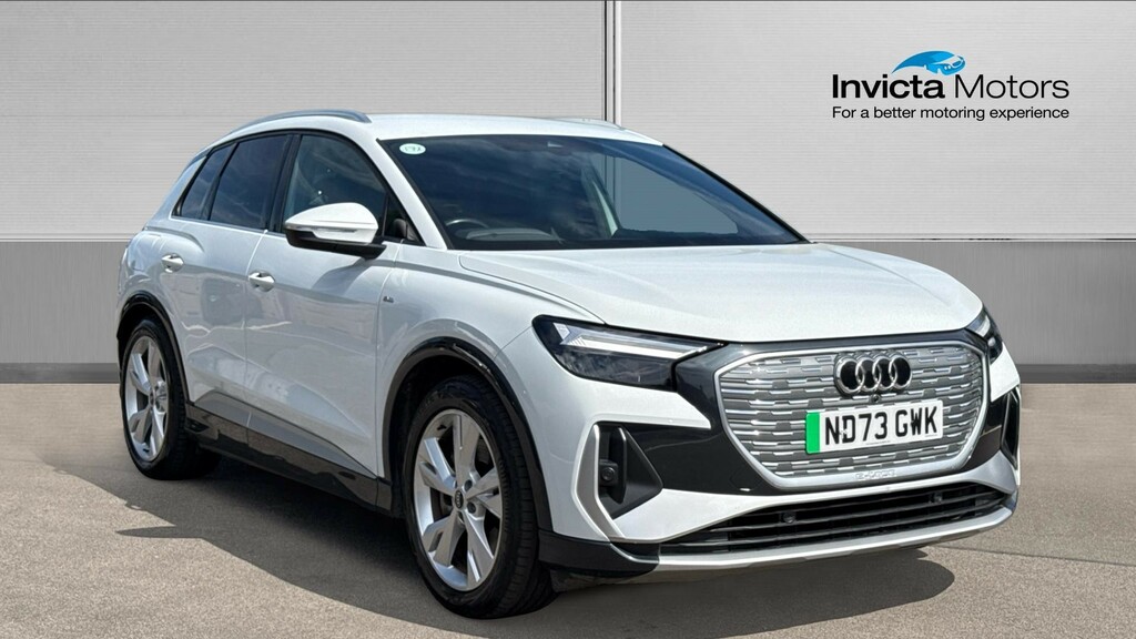 Audi Q4 E Tron S Line White