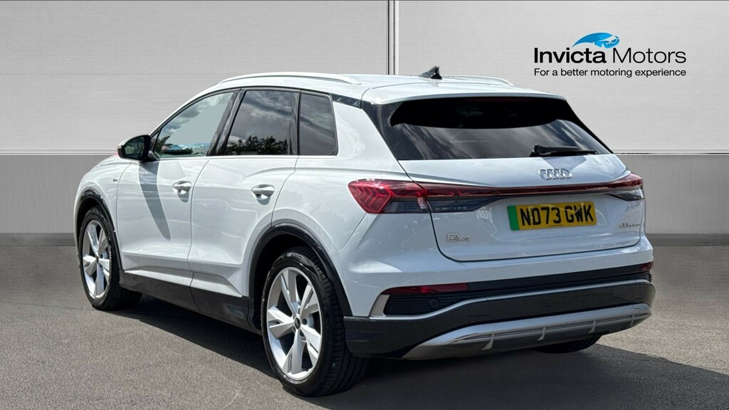 Audi Q4 E Tron S Line ND73GWK White #5