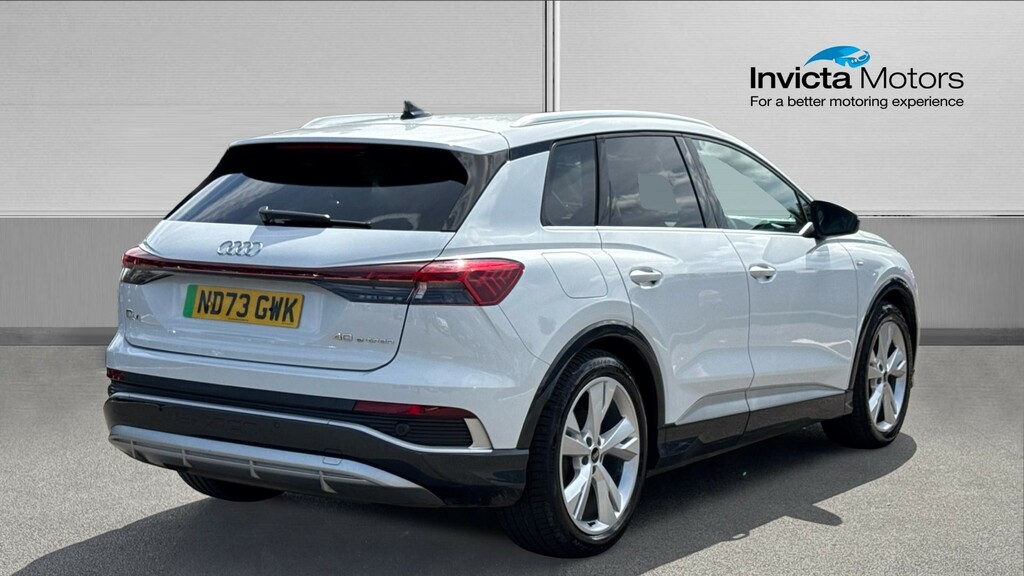 Audi Q4 E Tron S Line ND73GWK White #3