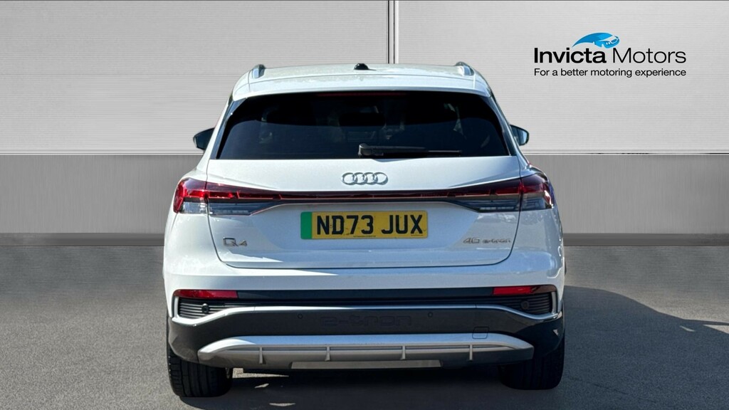 Audi Q4 E Tron S Line ND73JUX White #4