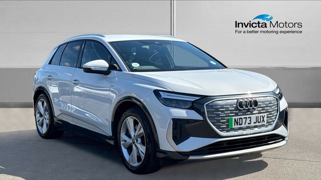 Audi Q4 E Tron S Line White